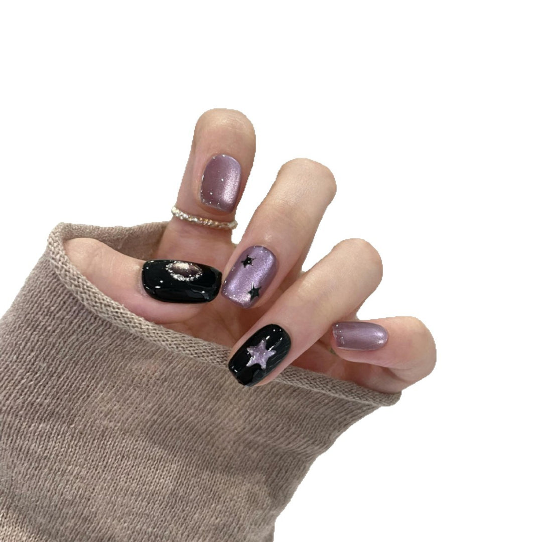 Stylish Star Design Artificial Nails Stornfield