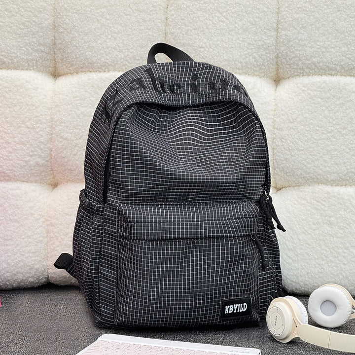 Stylish Checked Pattern Backpack Stornfield