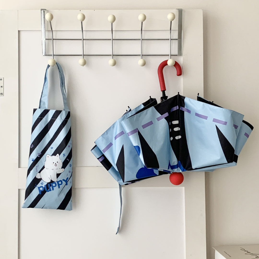 Ladies creative foldable umbrella with playful animal design Stornfield