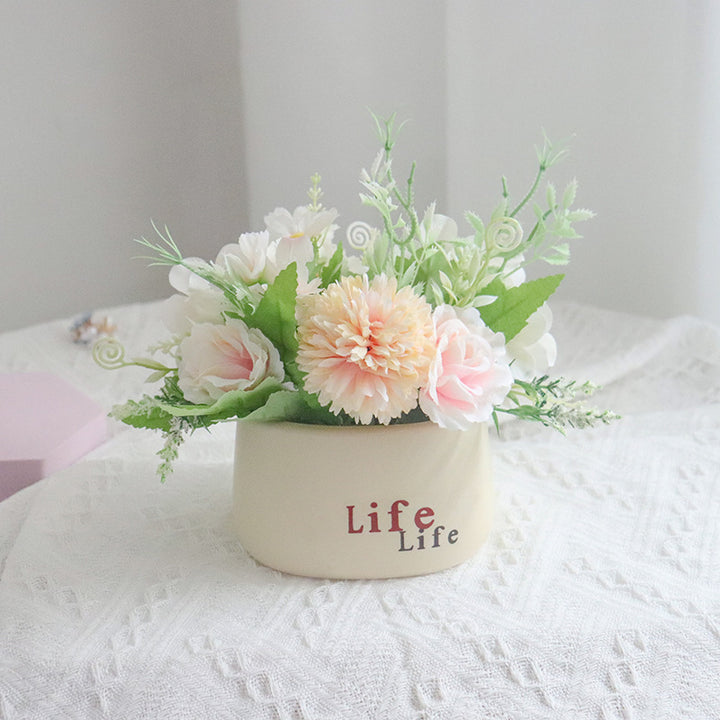 Elegant Faux Floral Centerpiece