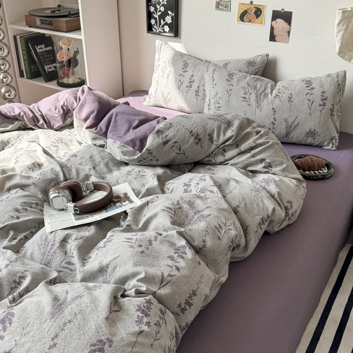 Floral Patterned Duvet Cover Set