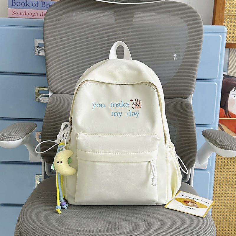 Casual Embroidered Mini Backpack Stornfield