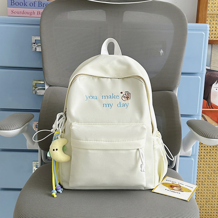 Casual Embroidered Mini Backpack Stornfield