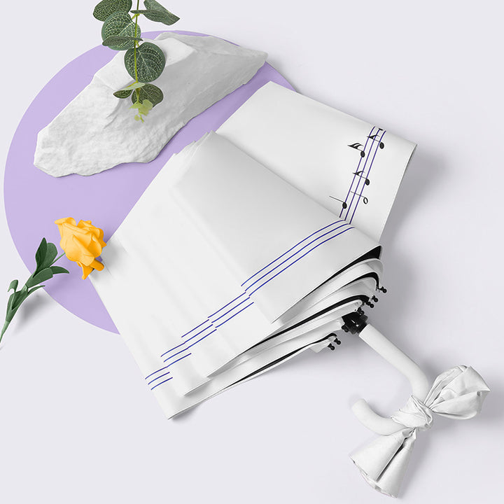 Ladies elegant and creative folding umbrella with heart design Stornfield
