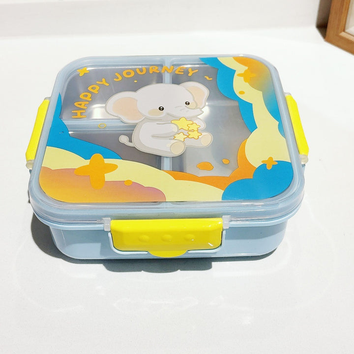 Cute Cartoon-Themed Multi-Compartment Lunch Box