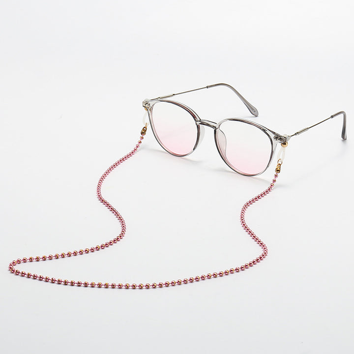 Fashionable Cat-Eye Glasses with Beaded Chain Stornfield