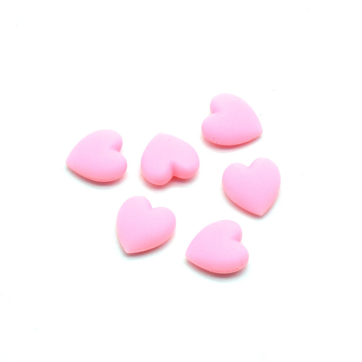 Decorative Heart Shaped Rubber Charms Stornfield
