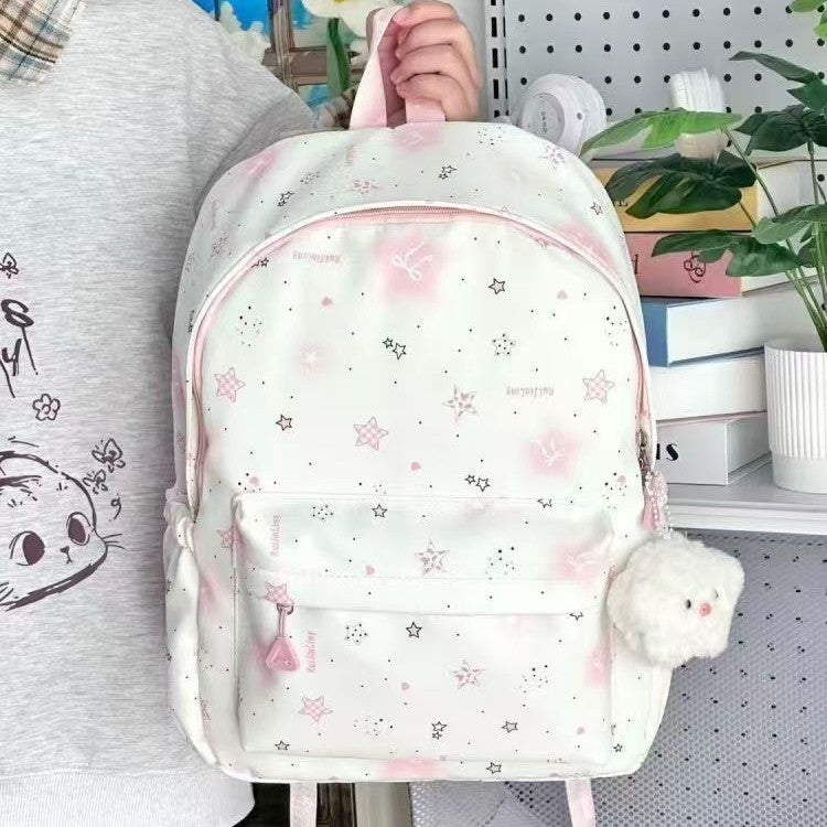 School backpack with playful star design and multiple compartments Stornfield