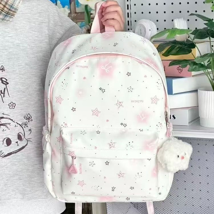 School backpack with playful star design and multiple compartments Stornfield
