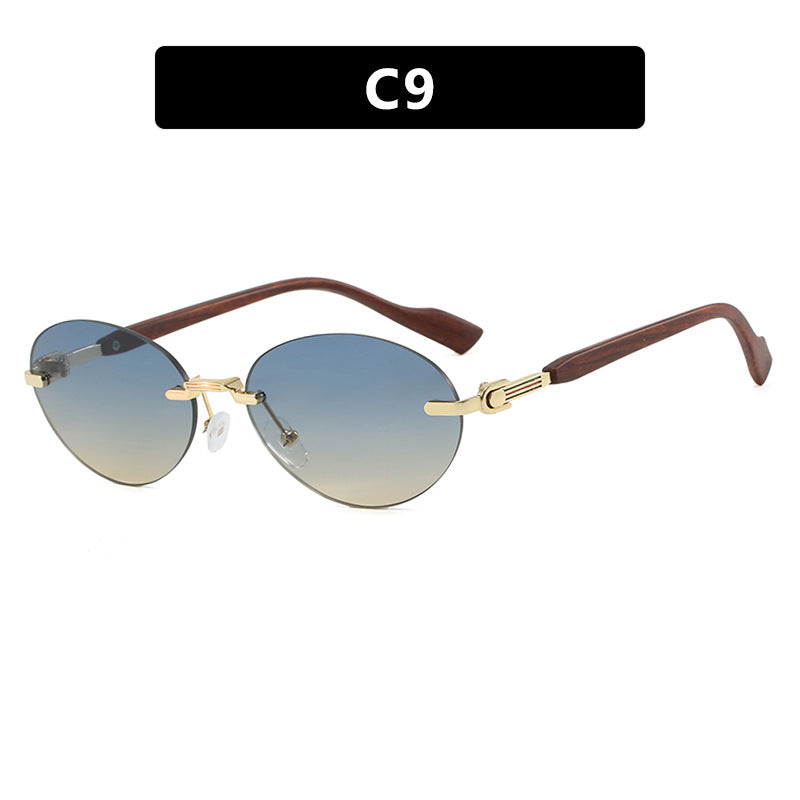 Women's fashionable sunglasses in elegant retro style with high-quality lenses and wooden details Stornfield