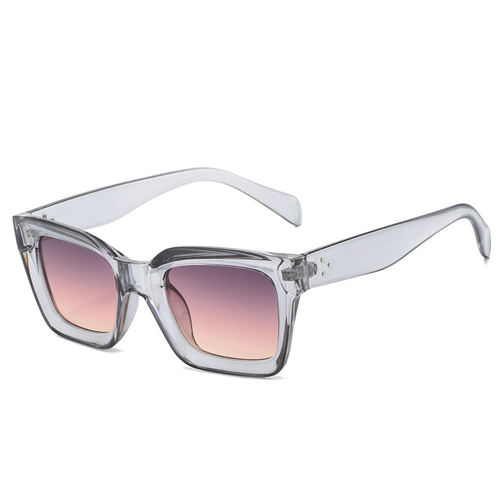 Ladies fashionable square sunglasses with elegant, wide frame Stornfield