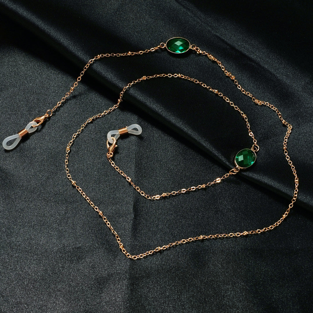Elegant Gemstone-Embellished Eyewear Holder Stornfield