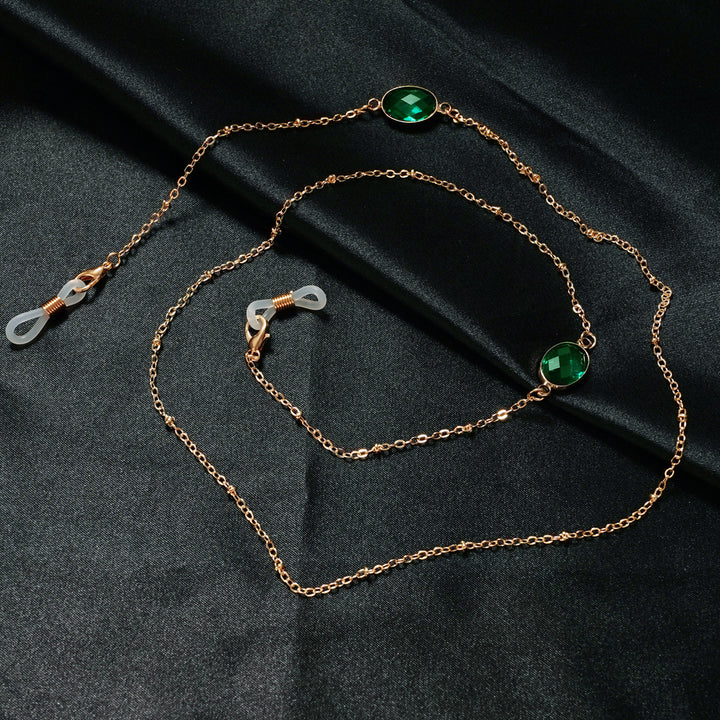 Elegant Gemstone-Embellished Eyewear Holder Stornfield