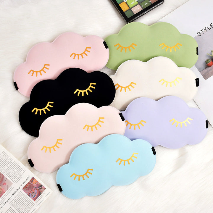 Women's cute cloud sleep mask made of memory foam with ergonomic padding and adjustable elastic band Stornfield