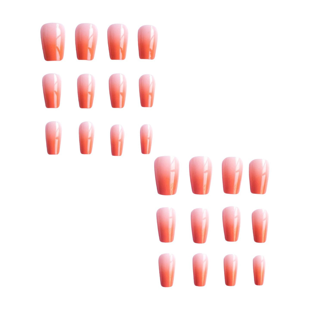 Elegant Ombre Gel Nail Extensions