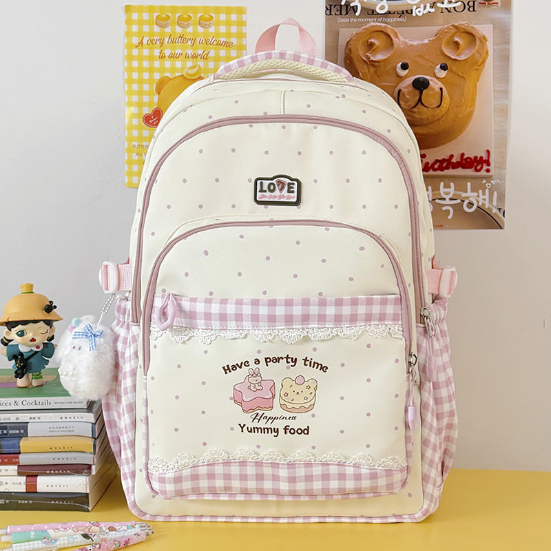 Fun-Themed Multi-Pocket Backpack Stornfield