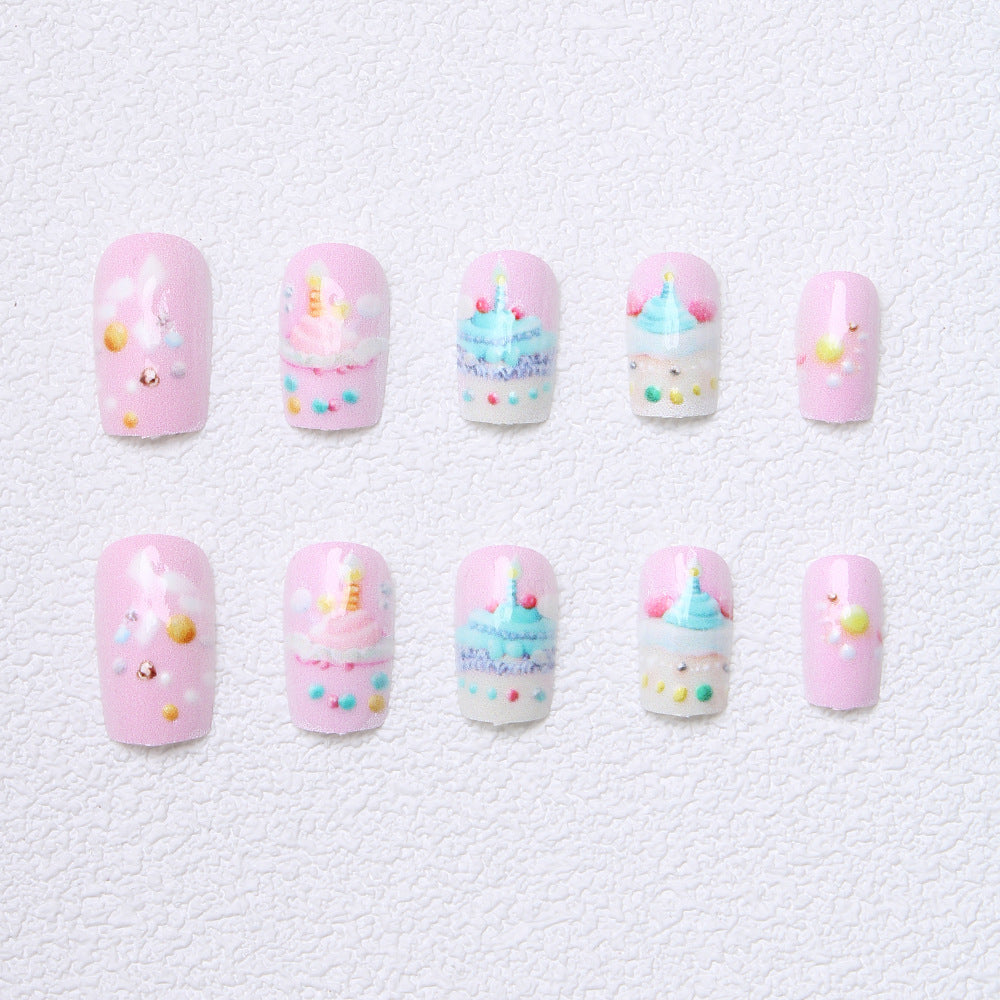 Celebration-Themed Press-On Nails Stornfield