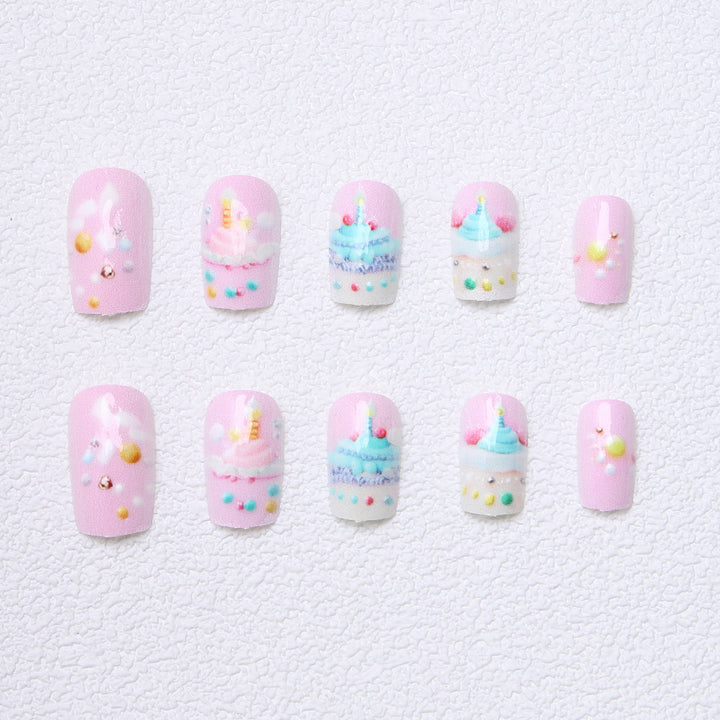 Celebration-Themed Press-On Nails Stornfield