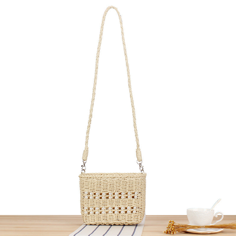 Shoulder bag with bead embellishment Stornfield