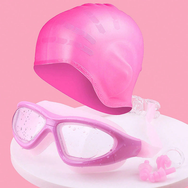 Swim set with comfort swim goggles and cap Stornfield