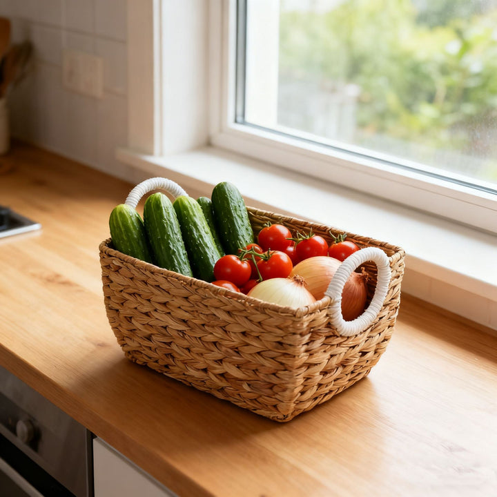 Woven Decorative Organizing Basket Stornfield