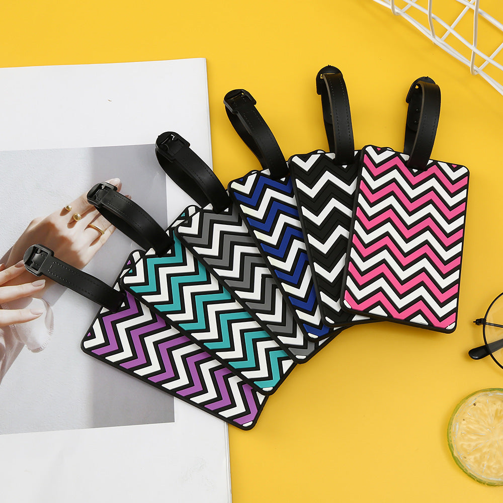 Unisex Chevron Patterned Luggage Tag Stornfield