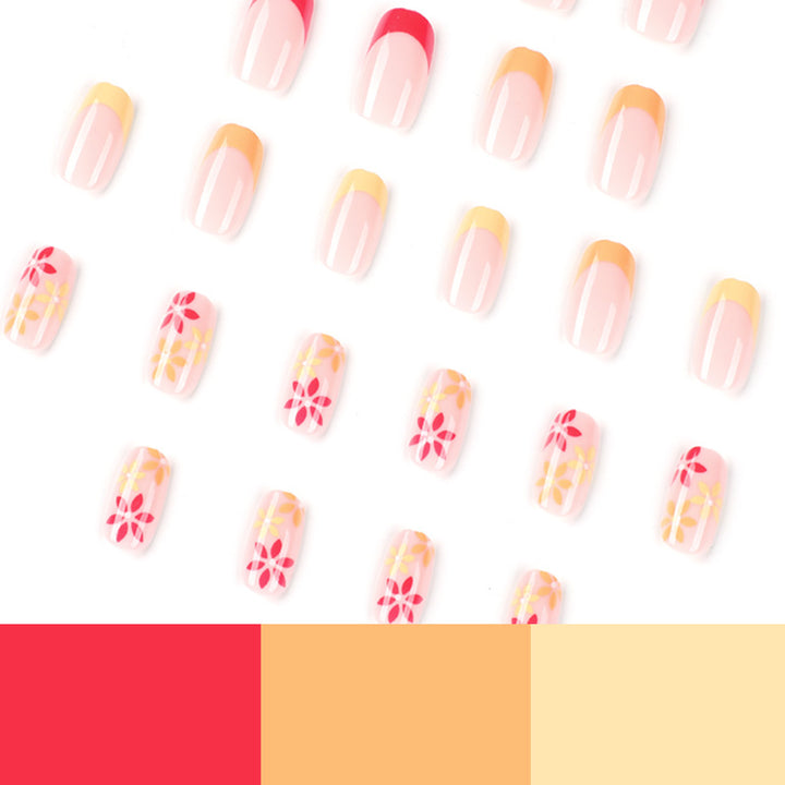 Artful nail art with delicate floral accents Stornfield