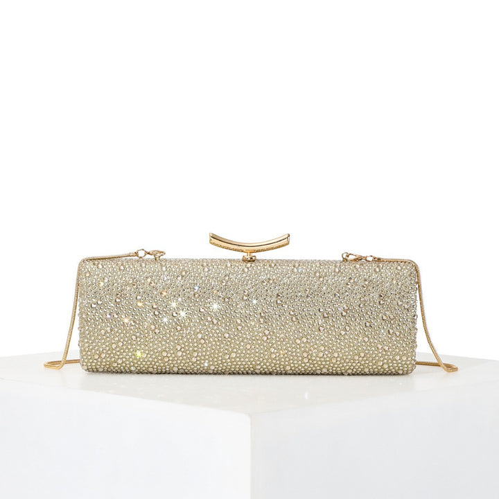 Sparkling Crystal-Studded Evening Clutch