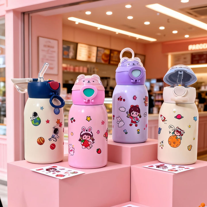 Women's water bottle with unique astronaut design Stornfield