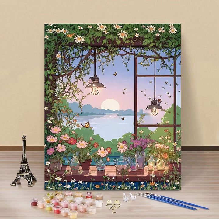Scenic Garden Paint by Numbers Art Kit Stornfield