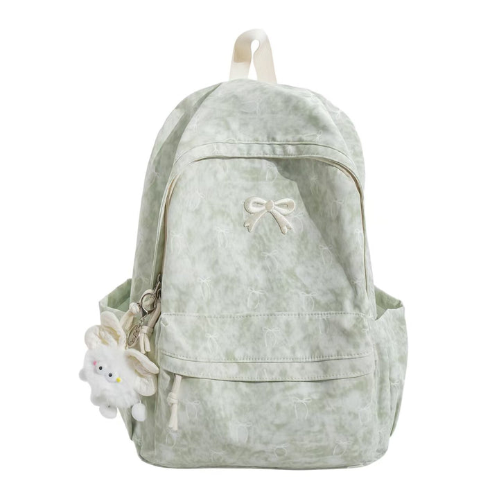 Backpack with Playful Bow Design and Practical Compartments Stornfield