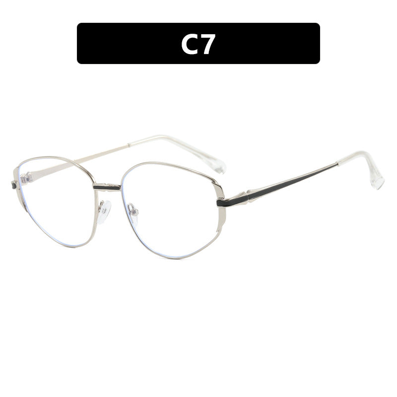 Women modern geometric sunglasses with stylish metal frame Stornfield