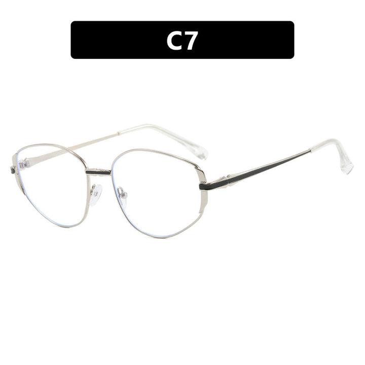 Women modern geometric sunglasses with stylish metal frame Stornfield