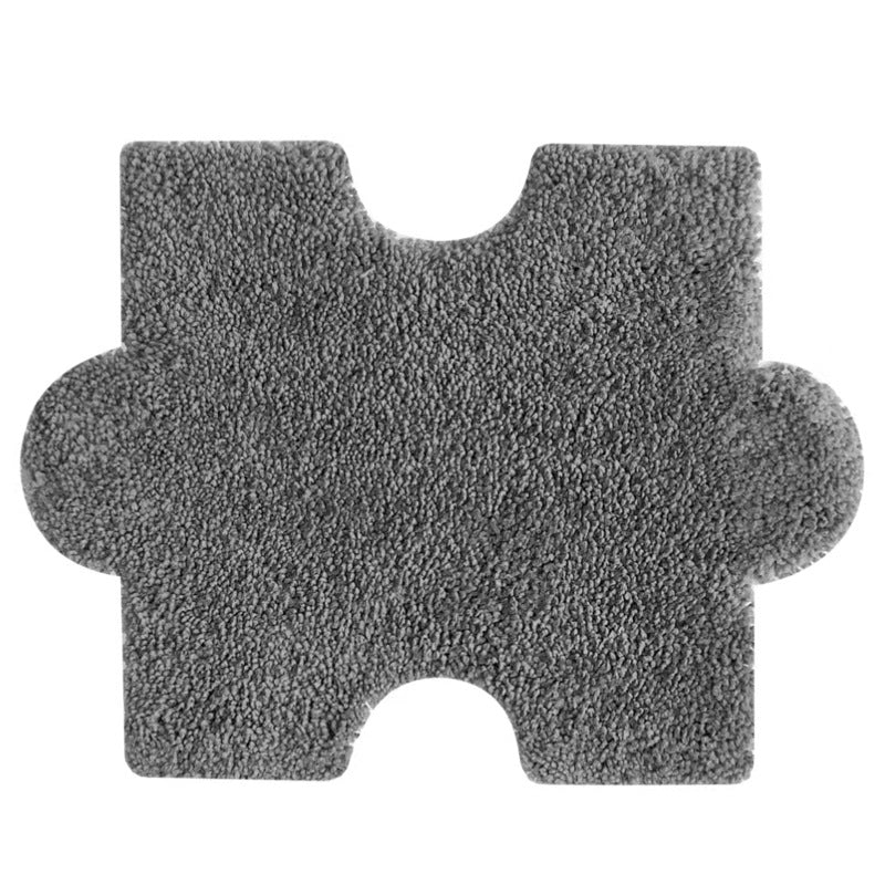 Soft Plush Puzzle-Shaped Bath Mat