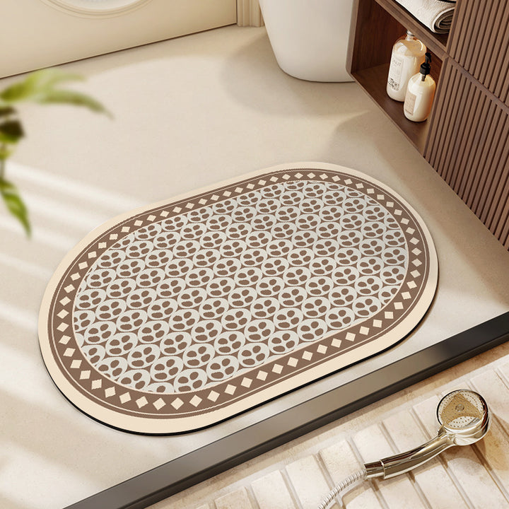 Decorative Non-Slip Bath Mat Stornfield