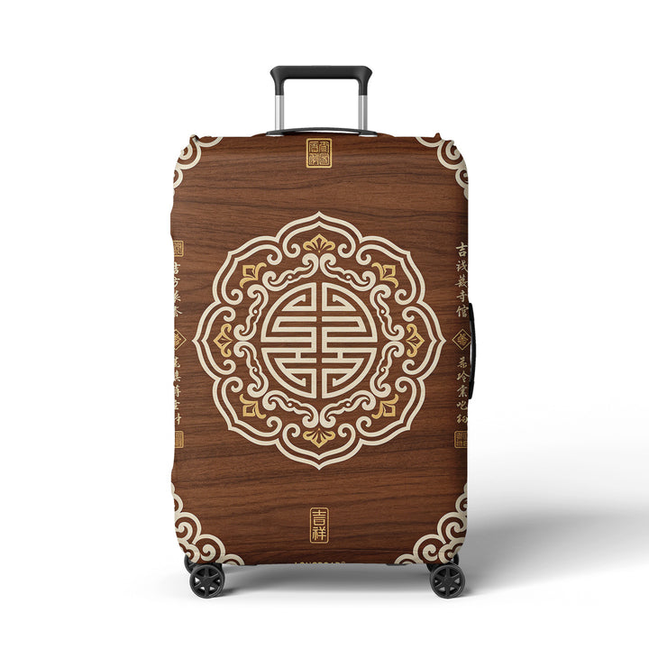 Women Hard Shell Suitcase in Elegant Bamboo Design Stornfield