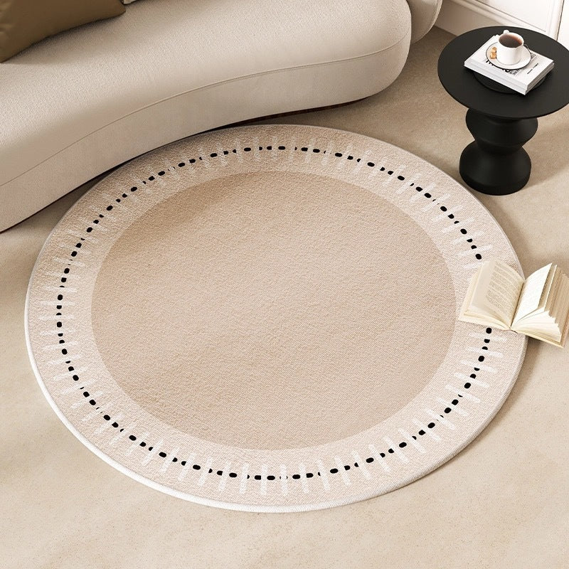 Round Geometric Pattern Carpet