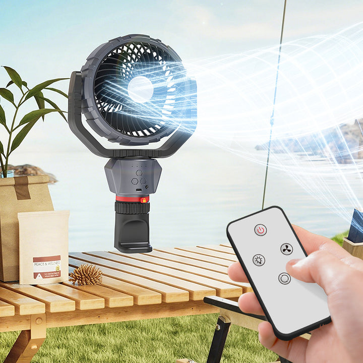 Unisex Portable Battery Fan with Remote Control Stornfield