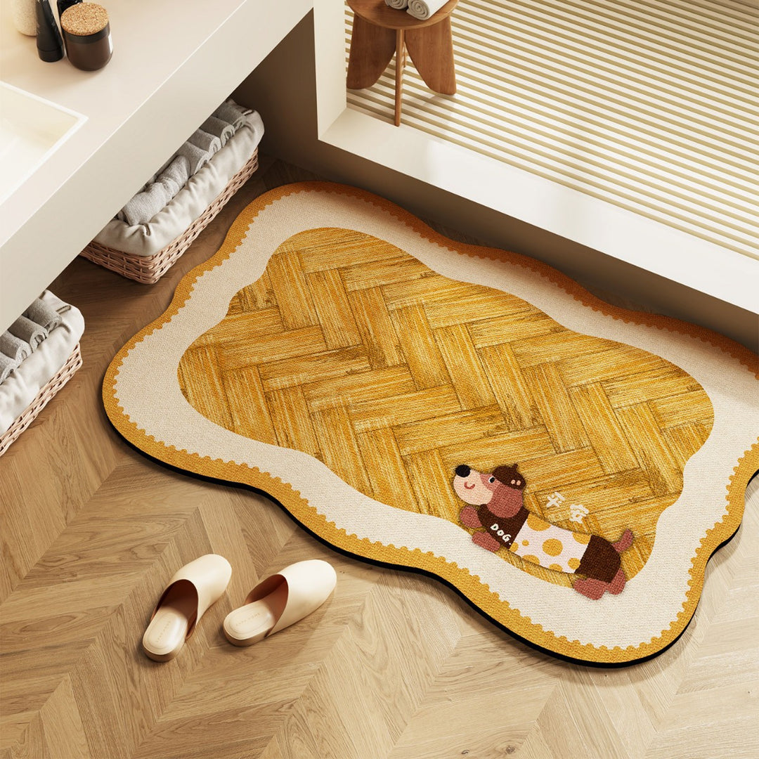 Cute Cartoon Character Bath Rug