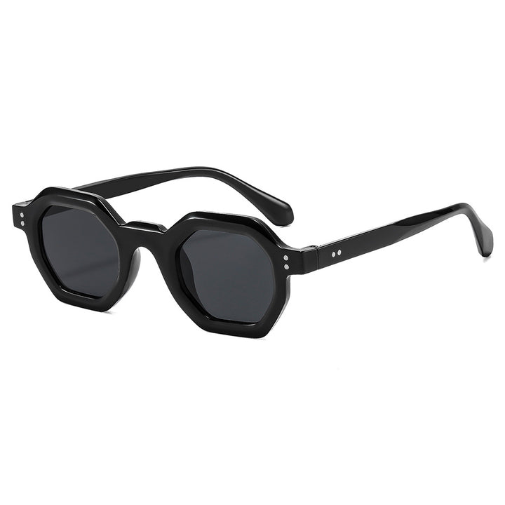 Women's octagonal sunglasses with stylish pattern and UV protection Stornfield