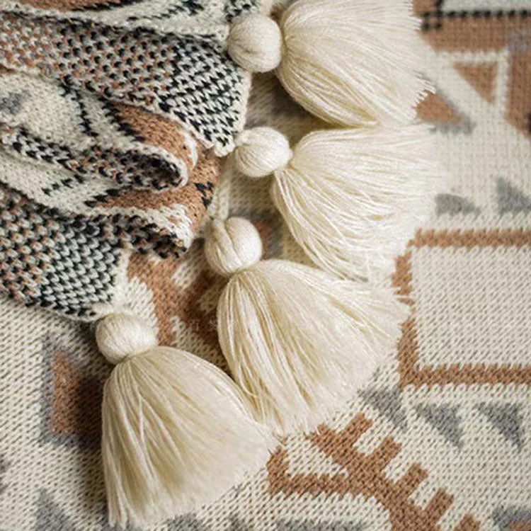 Stylish Geometric Pattern Throw Blanket Stornfield