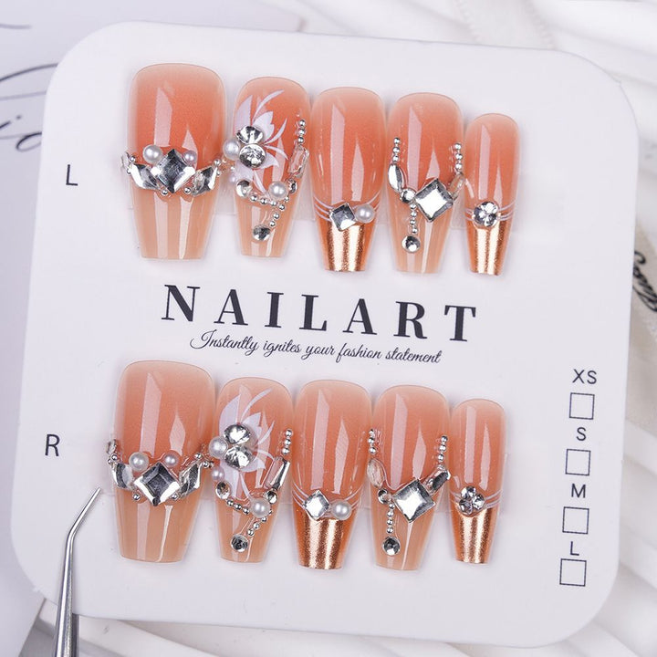 Artistic 3D Butterfly Press-On Nail Set Stornfield