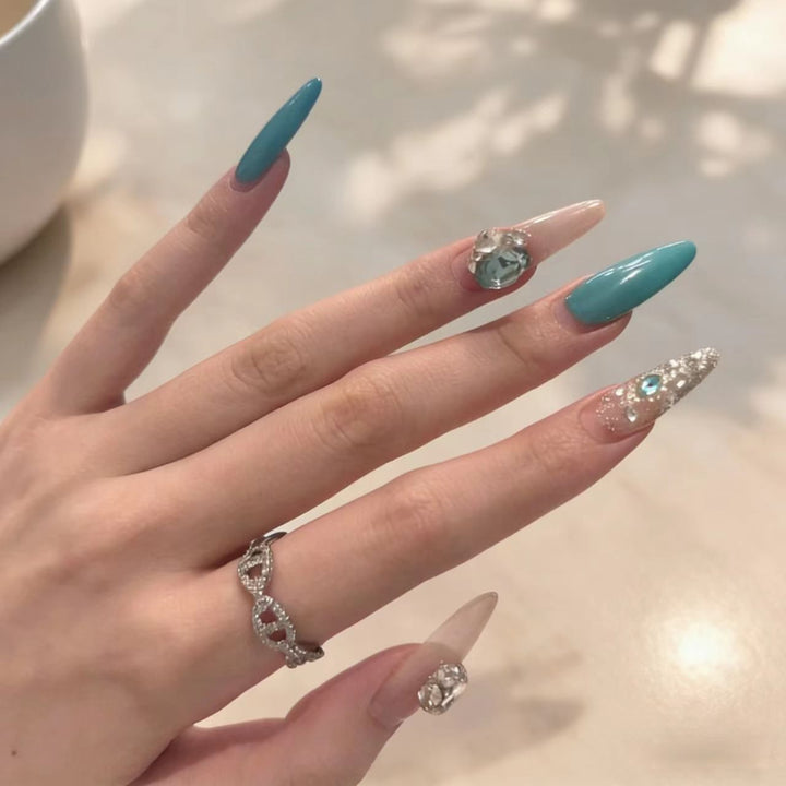 Glossy Elegant Nail Art