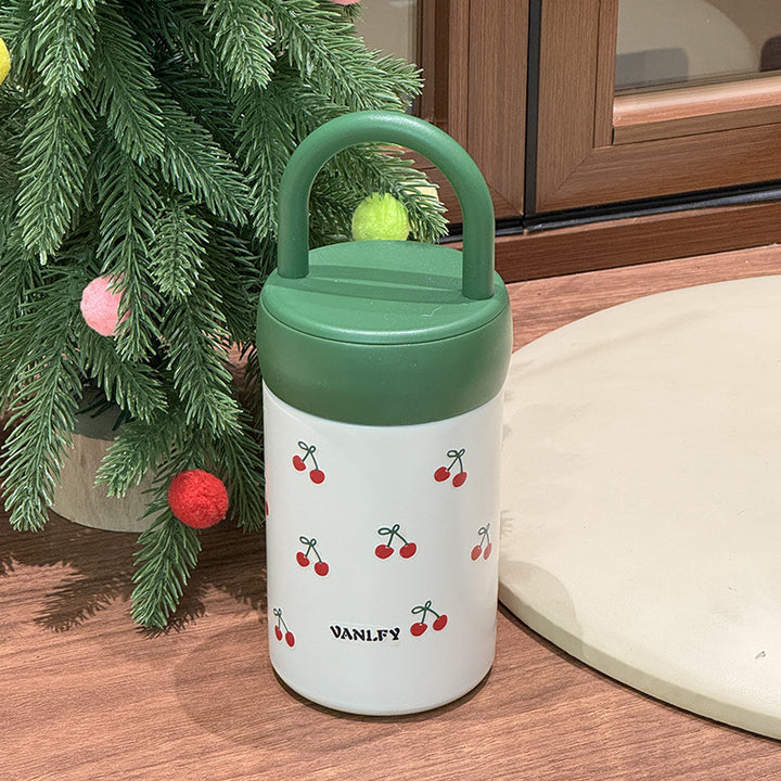 Women's Insulated Drinking Cup with Fruity Cherry Design Stornfield