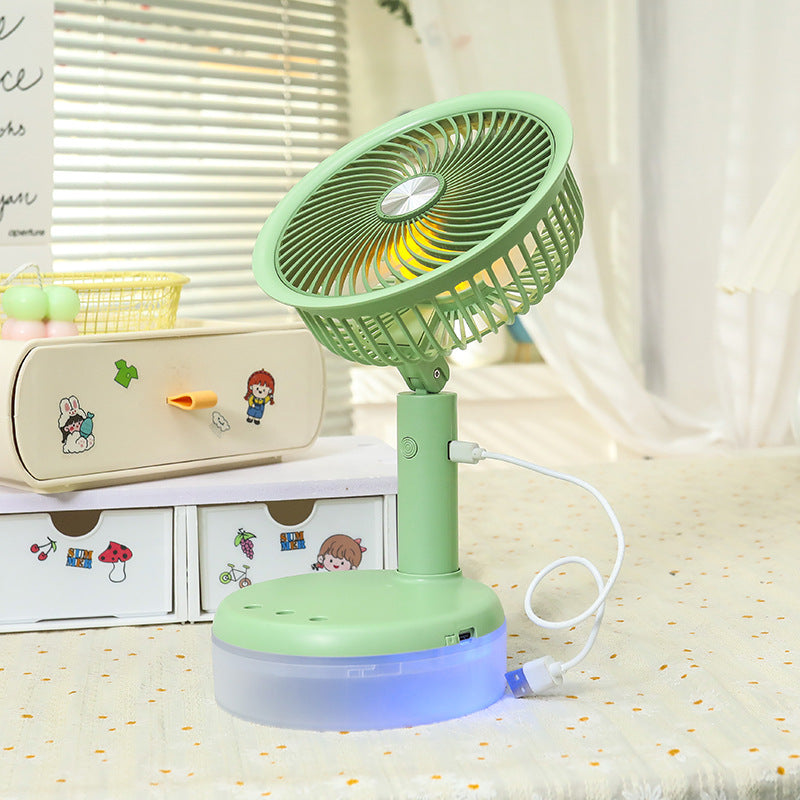 Women's Mini Table Fan with LED Lighting Stornfield