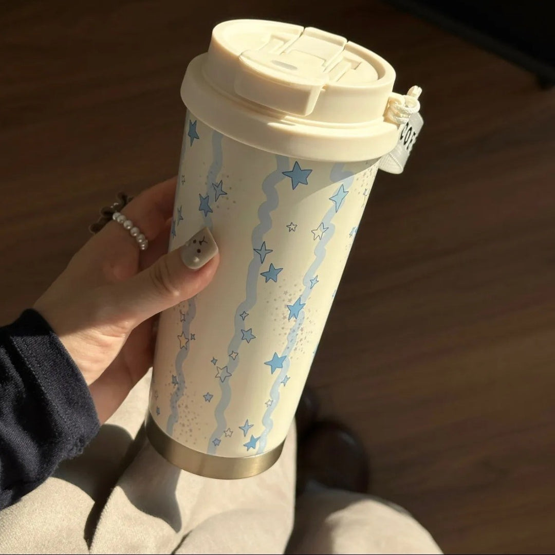 Women's insulated mug with practical carrying handle and charming Hello Kitty design Stornfield