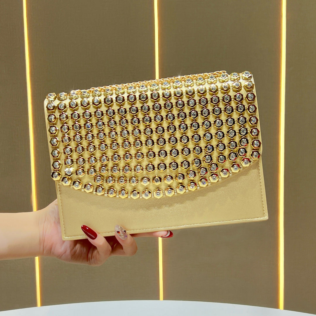 Luxurious Studded Evening Clutch