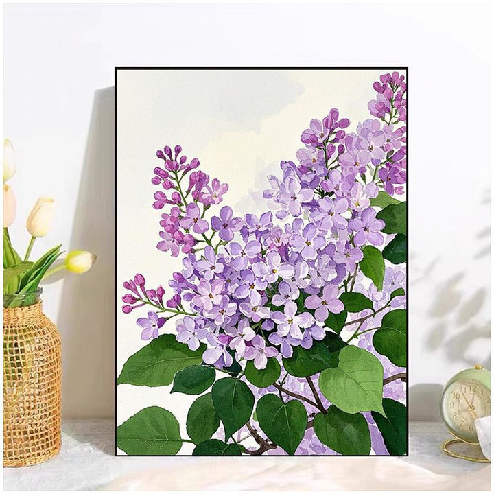 Floral Watercolor Canvas Art Print Stornfield