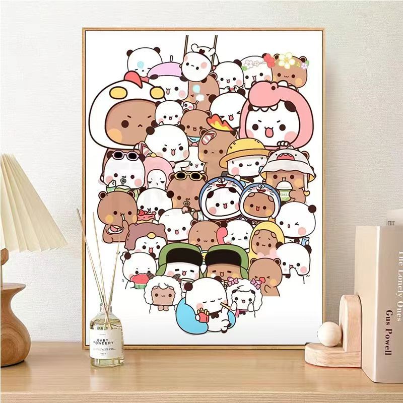 Cute Panda Character Wall Art Stornfield