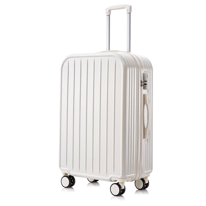 lightweight ABS hardshell spinner suitcase with telescopic handle and matching cosmetic case Stornfield